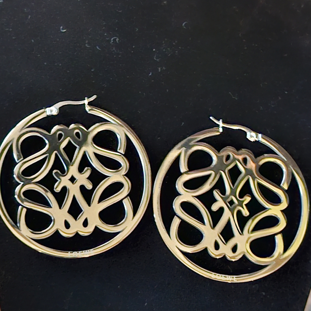 Loewe Silver Statement Earrings #82 - image 1